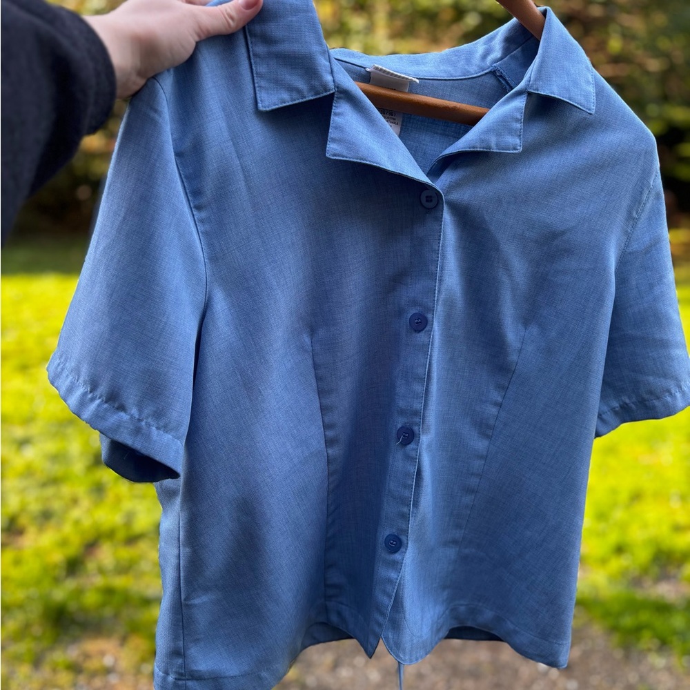 White Stag Light Blue Short Sleeve Shirt